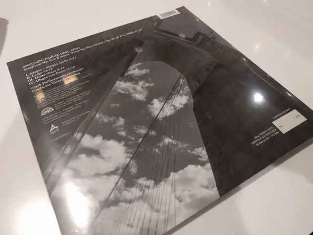 Production: the New World Symphony in its new form, back cover. Flora shopping centre, Prague.