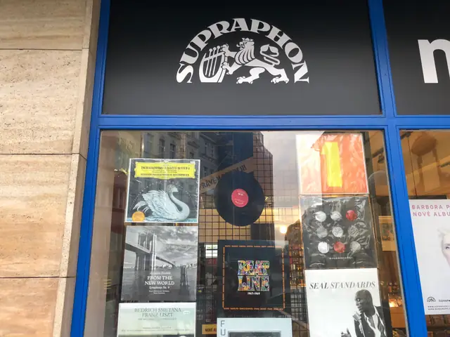 Sales: one of the first points of sale, the Supraphon shop in Prague.