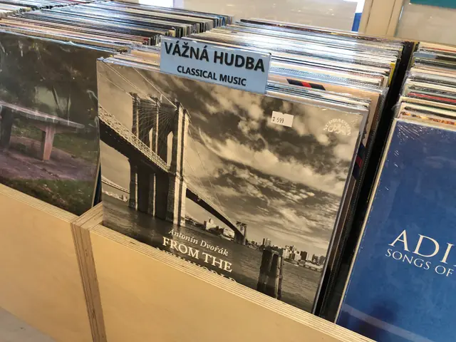 Sales: the recording at number one, Supraphon shop, Prague.
